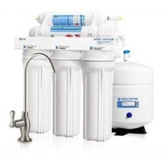 APEC RO-Hi Top Tier Water Filter System is a good non-electric water purifier for borewell water