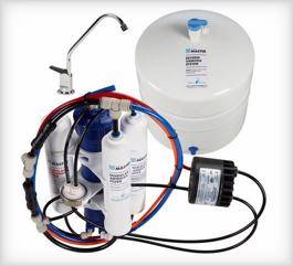 Home Master TMAFC-ERP Artesian Full Contact Undersink Reverse Osmosis System is a good non-electric water filter for borewell water