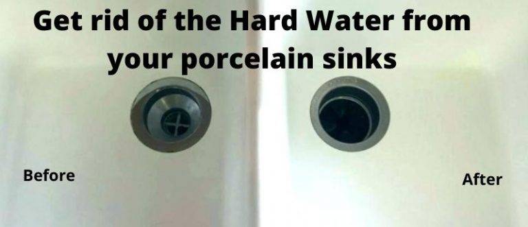 10 Ways How To Remove Hard Water Stains From Porcelain Sinks