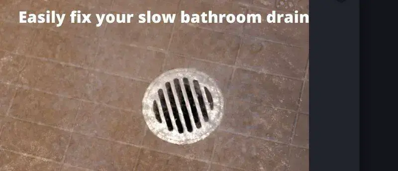 Slow Draining Bathroom Drain Not Clogged, How To Fix A Slow Bathtub Drain
