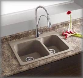 A Granite composite kitchen sink