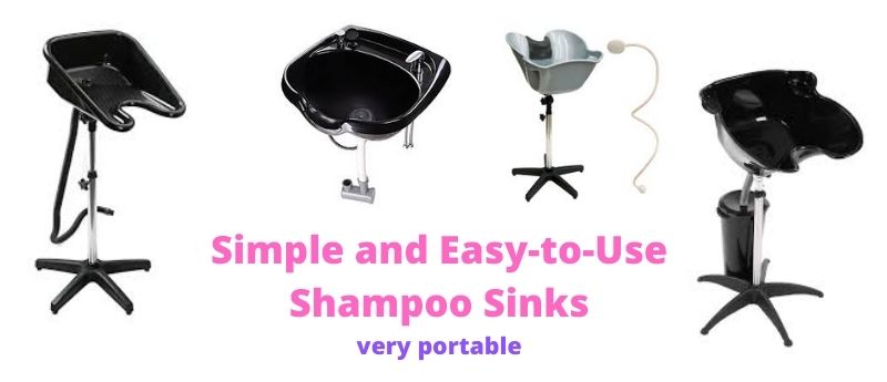 Portable Shampoo Sink Hair Basin Backwash