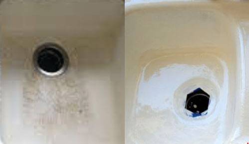 Before and After Sink resurfacing