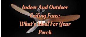 Indoor And Outdoor Ceiling Fans