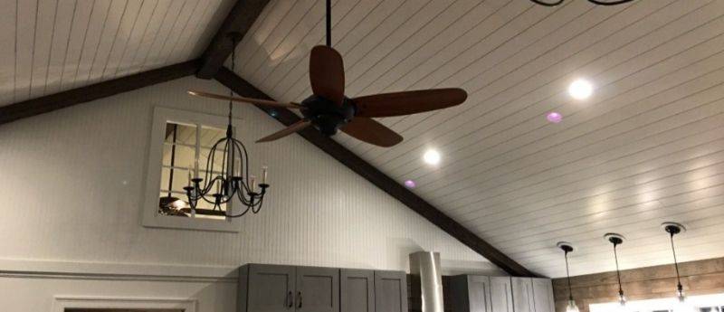 vaulted ceiling fan