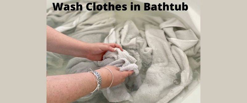 bathtub laundry