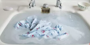 Laundry in Bathtub