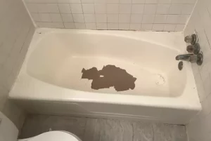Peeled Bathtub 