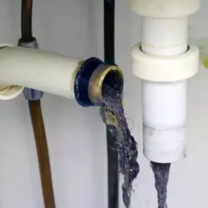 Clogged pipe