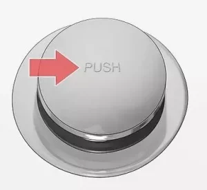 Bathtub Stopper button