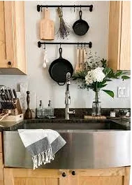 kitchen rods and hooks
