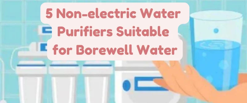 Non-electric Water Purifiers Suitable for Borewell Water